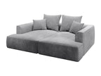 Artvivrestore 94208PRQS 3-seater sofa with deep seat for comfort.