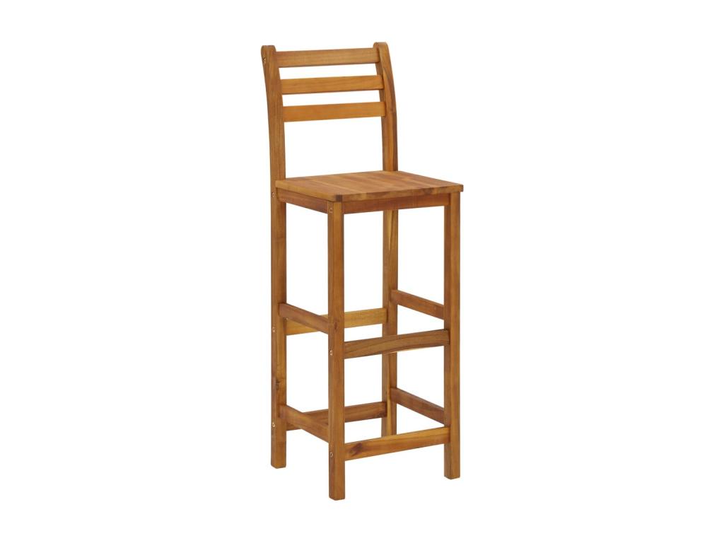 Set of 6 solid wood bar stools from Artvivrestore 87903YQXN