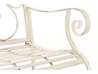 Garden chairs - Metal / Metal - Antique cream - Punjab 25867CSBA