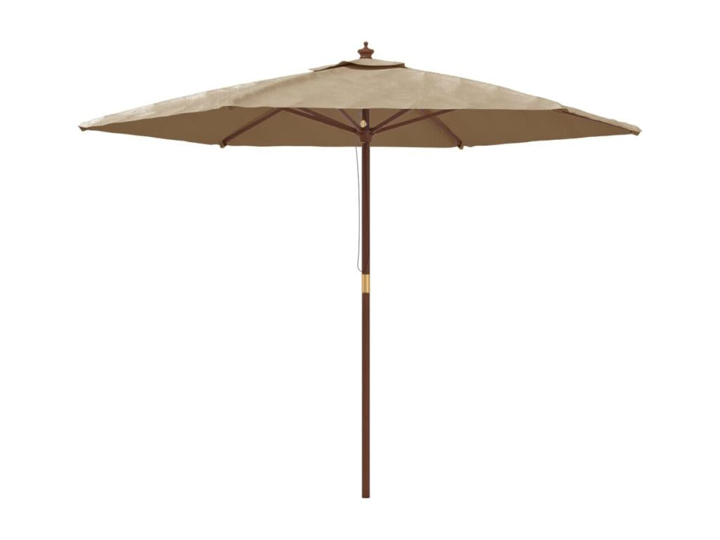 Garden parasol with wooden pole Maisonpuretop 299x240 cm 88052GATJ