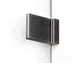 70cm walk-in shower enclosure in brushed stainless steel, Maisonpuretop GUNMETAL BRUSHED 96969YHVN