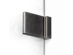 70cm walk-in shower enclosure in brushed stainless steel, Maisonpuretop GUNMETAL BRUSHED 96969YHVN
