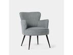 Grey fabric reading chair 67x83 cm - Artvivrestore 22230CPWW
