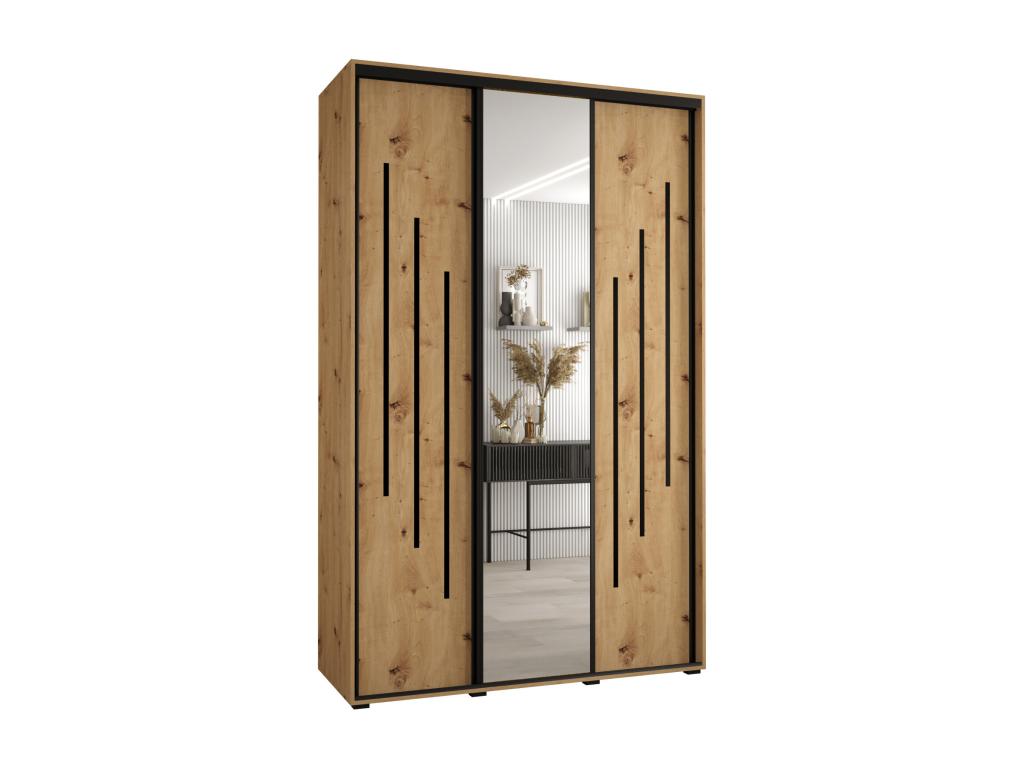 Maisonpuretop 9 Sliding Door Wardrobe 235.2/160/45 3 Doors 06766CTYM