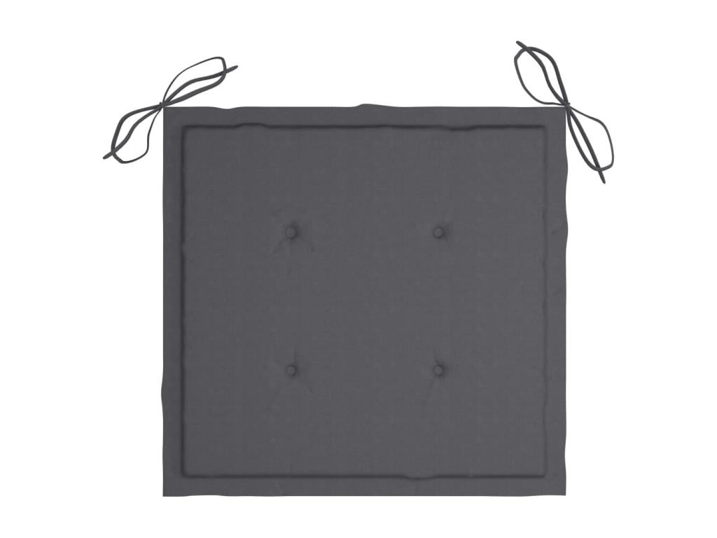 4-Piece Outdoor Folding Chairs with Cushions, Wood, by Artvivrestore 41767DEDF