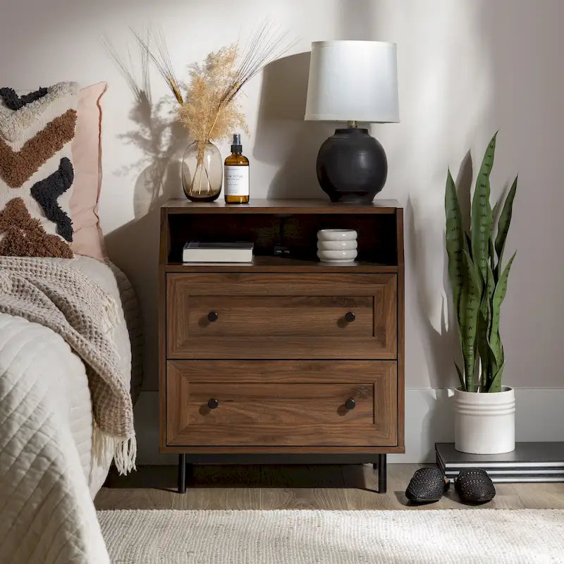 Middlebrook Modern 2-Drawer USB Nightstand