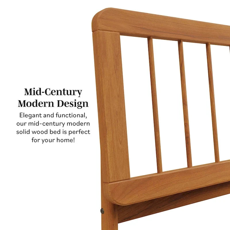 Middlebrook Designs Boho Solid Wood King Spindle Bed