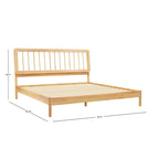 Middlebrook Designs Boho Solid Wood King Spindle Bed