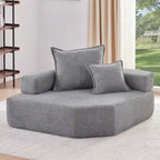 DIY Customization Boucle Upholstered Modular Sectional Sofa