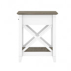 Key West Coastal Box Drawer Nightstand by Bush Furniture