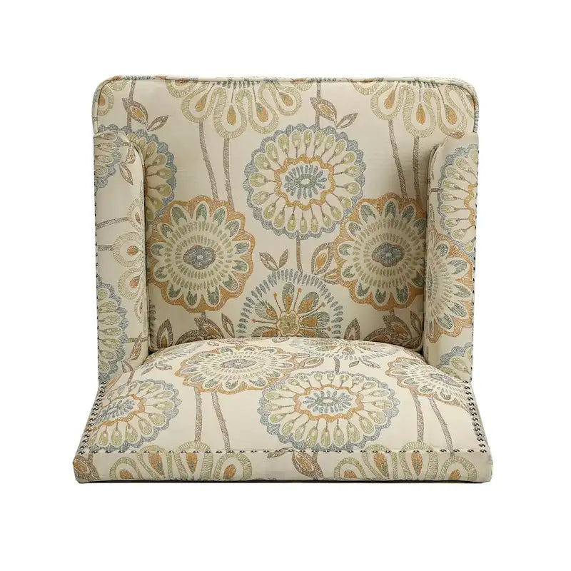 GDFStudio - Bella Modern Accent Chair for Living Room with Birch Legs and Comfortable Fabric Upholstery