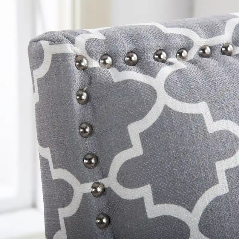 GDFStudio - Bella Modern Accent Chair for Living Room with Birch Legs and Comfortable Fabric Upholstery