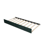 Twin Velvet Tufted Daybed with Trundle & Storage