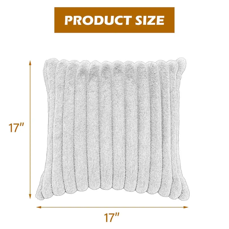 82 W Plush Corduroy Modular Sectional Sofa with Chaise Lounge