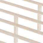 Mid-Century Wood Platform Bed