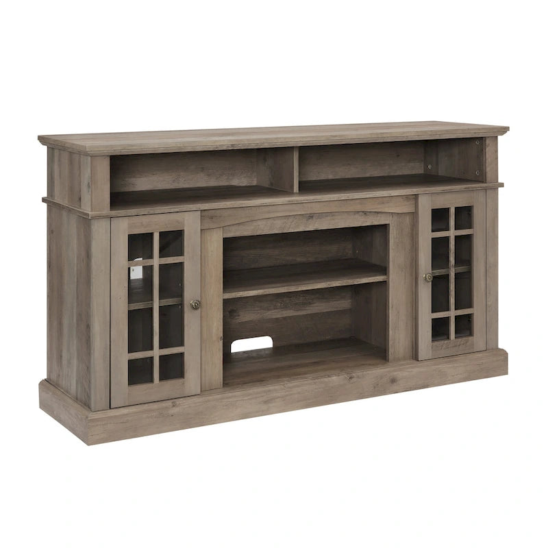 58 Classic TV Stand with Open & Closed Storage for TVs Up to 65