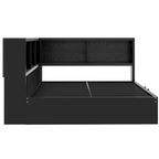 Full Metal Daybed with Trundle, Storage Cabinets, and USB Ports