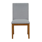 Rustic Style 7-Piece Extendable Dining Table Set with Removable Leaf, 2 Arm Chairs and 4 Armless Chairs