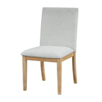 Rustic Style 7-Piece Extendable Dining Table Set with Removable Leaf, 2 Arm Chairs and 4 Armless Chairs