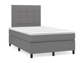 Maisonpuretop bed base with LED light, dark grey, 120x190 cm, fabric, 42290XOTB