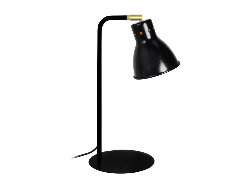 Black metal articulated desk lamp, 40 cm. 07708ZQAM