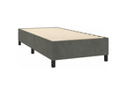 Artvivrestore bed base with mattress, Dark Grey, 100x200 cm, 28017JYOK
