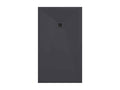 Calmetop smooth anthracite shower tray with colored grate - 210x70 cm 61896KKWZ