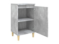 Bedside tables, 2 pcs, concrete grey, 40x35x70, engineered wood, 21078SYYN