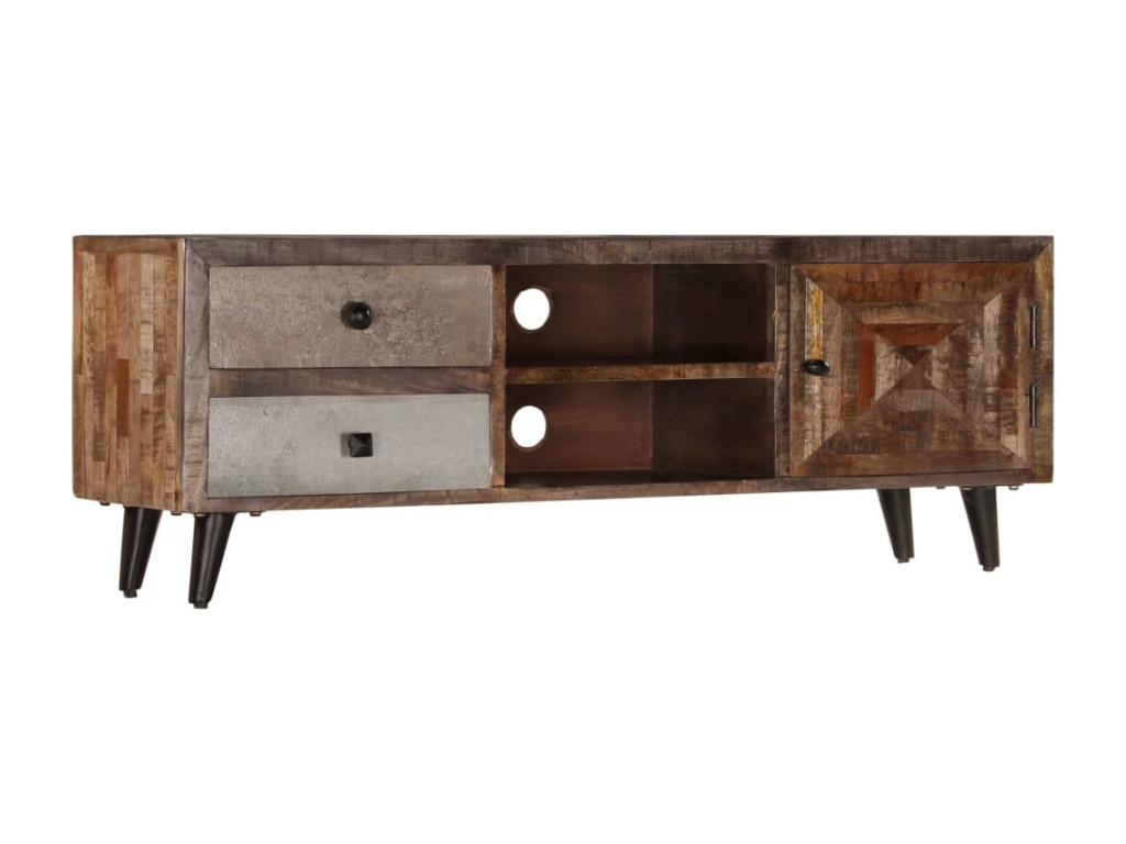 TV stand 118x30x40 cm Solid mango wood 54516AKLN