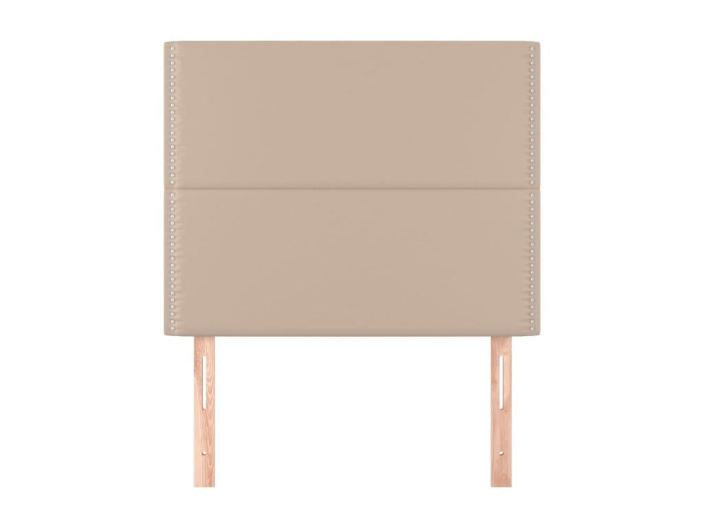 2-piece Cappuccino headboard set, 100x5x78/88 cm, faux leather, 23811ABZM