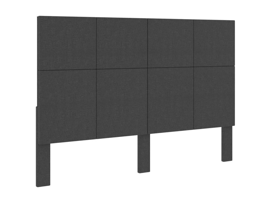 Dark Grey Fabric Headboard 140x200 cm 41481YBKR