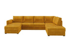 Artvivrestore 189 Corner Sofa, Yellow, Sleeping Function, Bed Box, 305x188x85cm, 56266YTDV