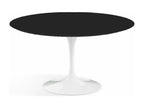 Round Tulip Table - Matte Black Top - Diameter 60 cm - Matte Black Base 35793VQCQ