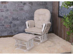 Artvivrestore-C76 cream recliner chair with white legs 95475ZJVT