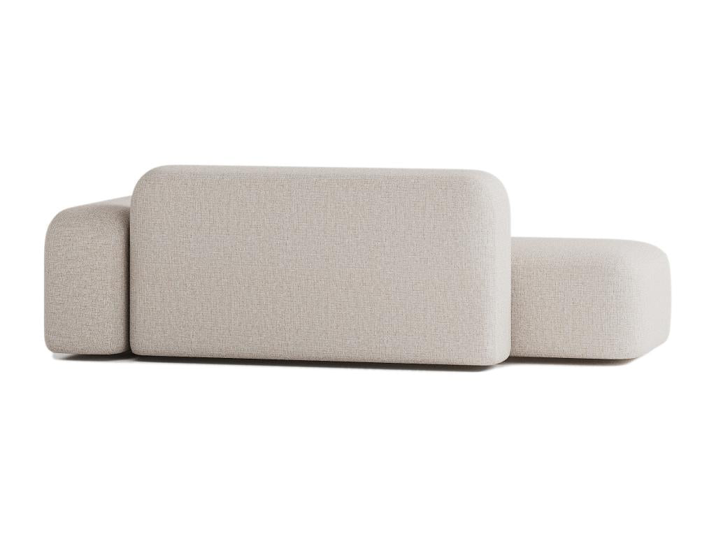 Max 2/3 Seater Sofa in Beige Fabric 78793JOAO