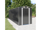 Anthracite garden shed 192x606x223 Galvanized steel 46951SUWU