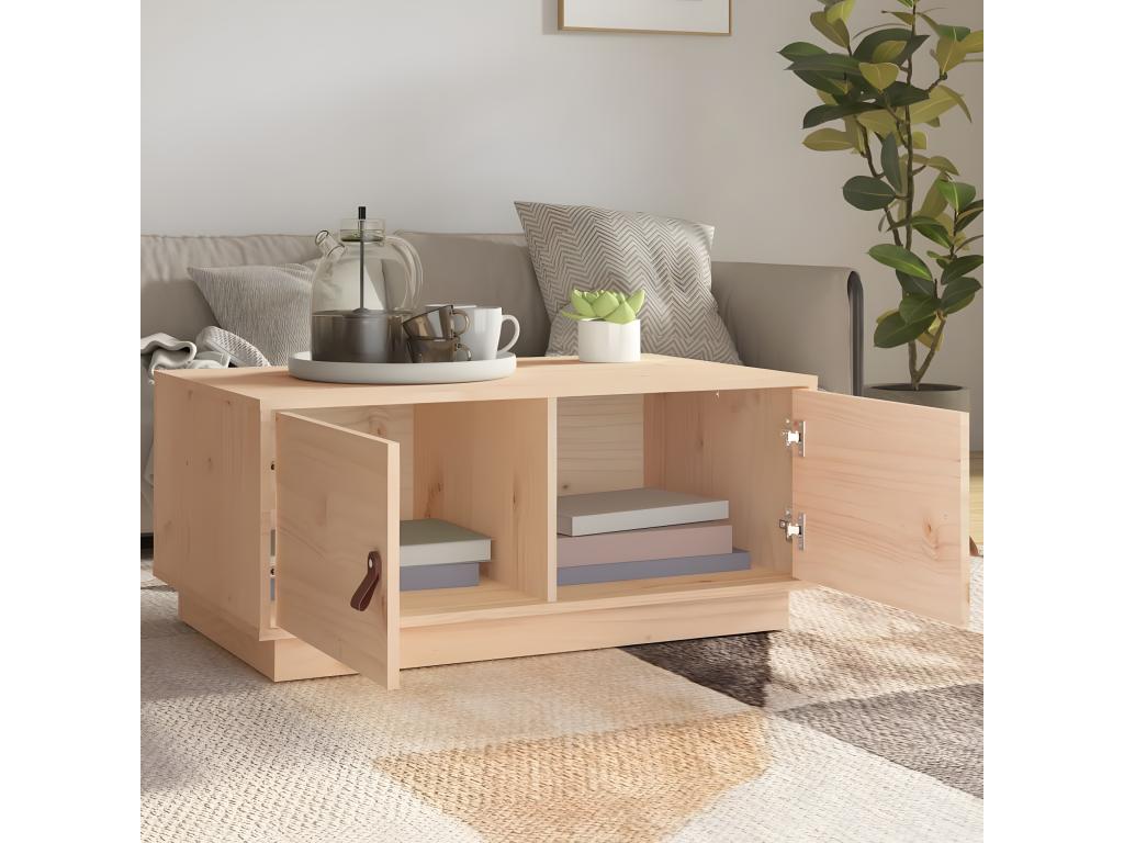 Coffee table 80x50x35 cm Solid pine wood 11990SLPI