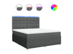 Artvivrestore bed base with mattress, Dark Grey 180x200cm, Fabric 91217HLTD