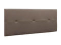 Faux leather headboard in chocolate brown - W- 160 x D- 4 x H- 55 cm 81674CQTQ