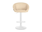 Bar stool with white metal seat, 55x51x86 cm, 10 0004769 42631YFJK