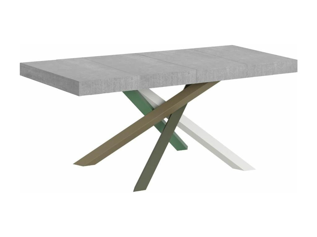 Extendable table 90x120/224 cm Artvivrestore Premium Concrete Grey frame 4/A 30055UIDN