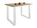 Maisonpuretop Premium Wood Kitchen Table Dining Table Xona U White 80 - 110 - Oak Maisonpuretop 34027QRQM