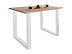 Maisonpuretop Premium Wood Kitchen Table Dining Table Xona U White 80 - 110 - Oak Maisonpuretop 34027QRQM