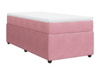 Maisonpuretop bed base and mattress, Pink 80x200 cm Velvet 34413YDUP