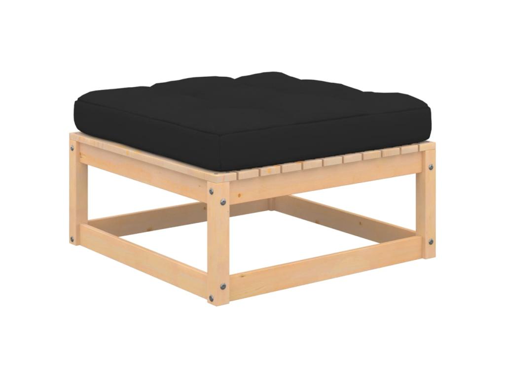 5-piece garden furniture set with cushions, solid pine wood, 10 95816SVTC