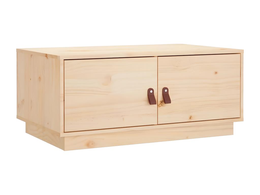 Coffee table 80x50x35 cm Solid pine wood 11990SLPI