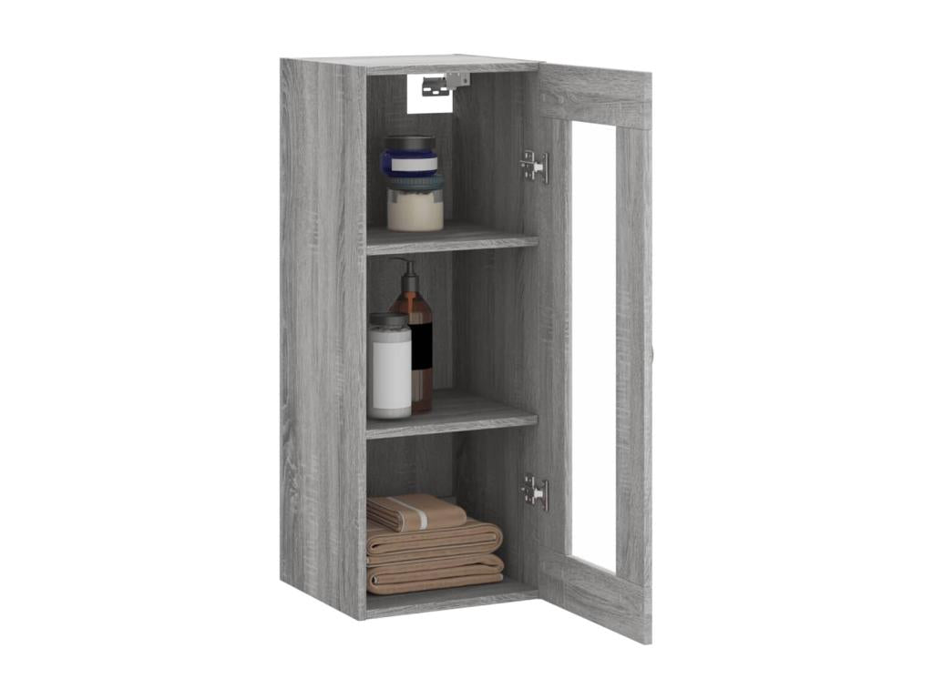 Artvivrestore wall cabinet, grey, 34.5x34x90 cm, 08748GFYZ
