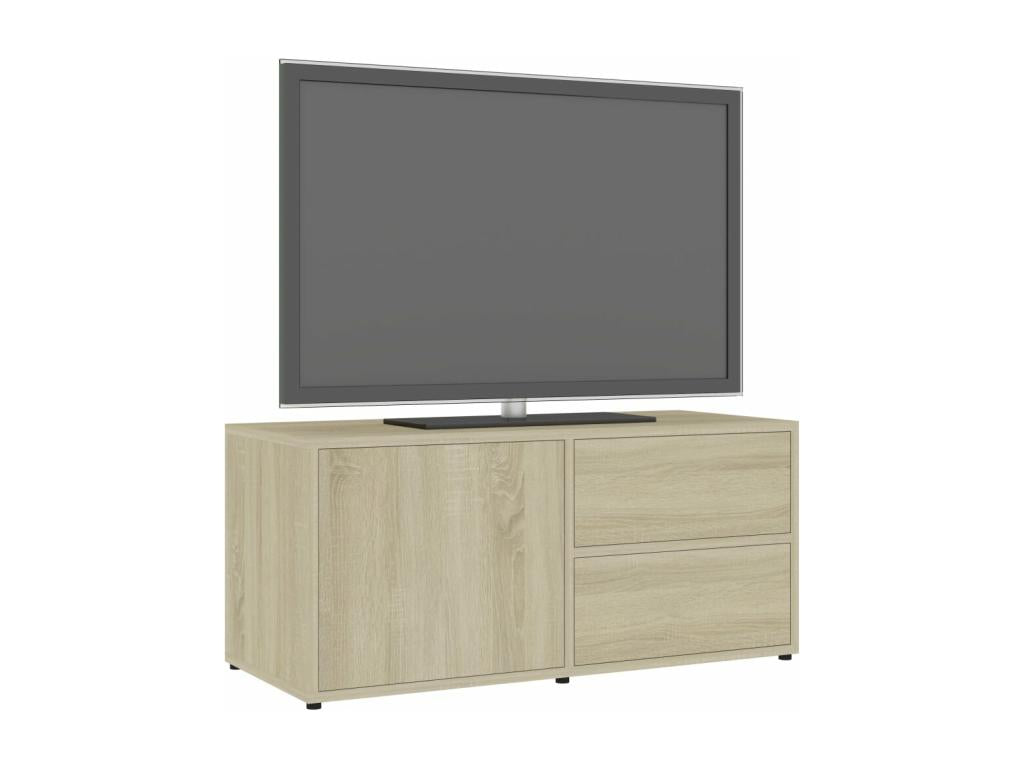 Maisonpuretop Oak TV Stand 80x34x36 cm Engineered Wood 97557JXSP