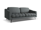 Artvivrestore 3-seater fabric sofa - graphite - Artvivrestore 72066FREW