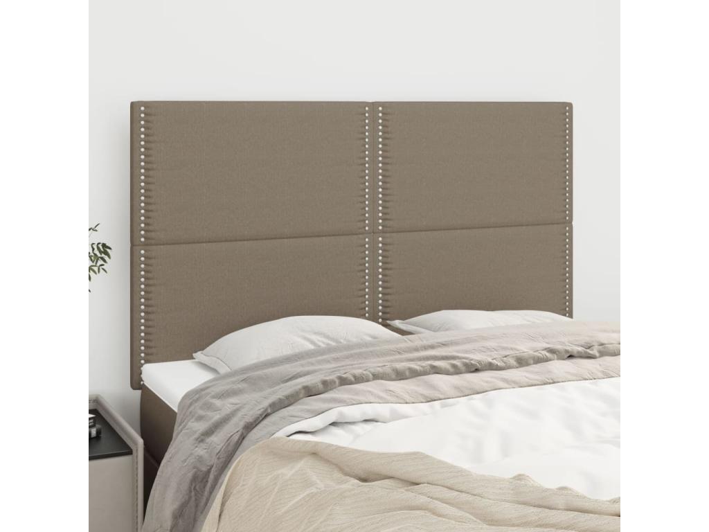 Artvivrestore 4-Piece Headboard Set 72x5x78/88 cm Fabric 45771WWKW